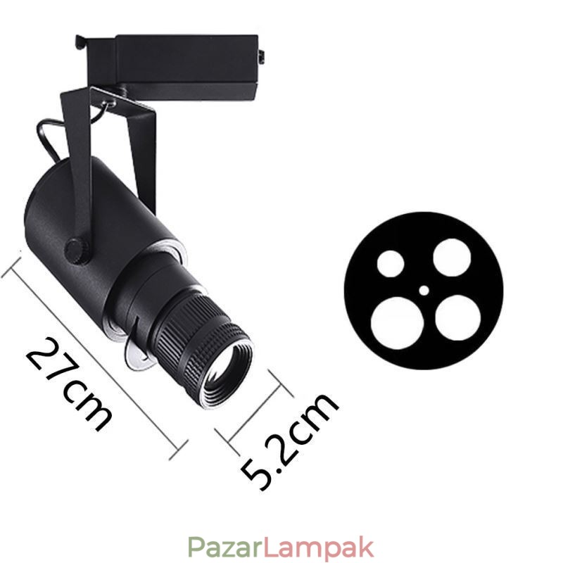 Spotlámpa színpadi KTV mennyezeti spotlámpa, 4 fokozatú rekeszbeállítás