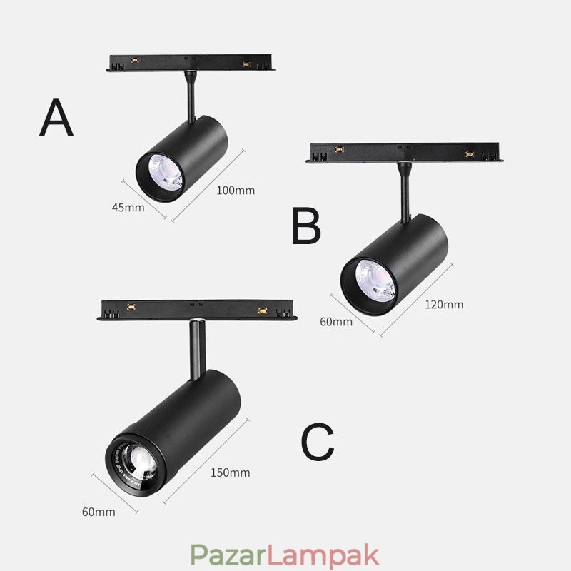 Mágneses pályás spotlámpa Süllyesztett spotlámpa spotlámpa