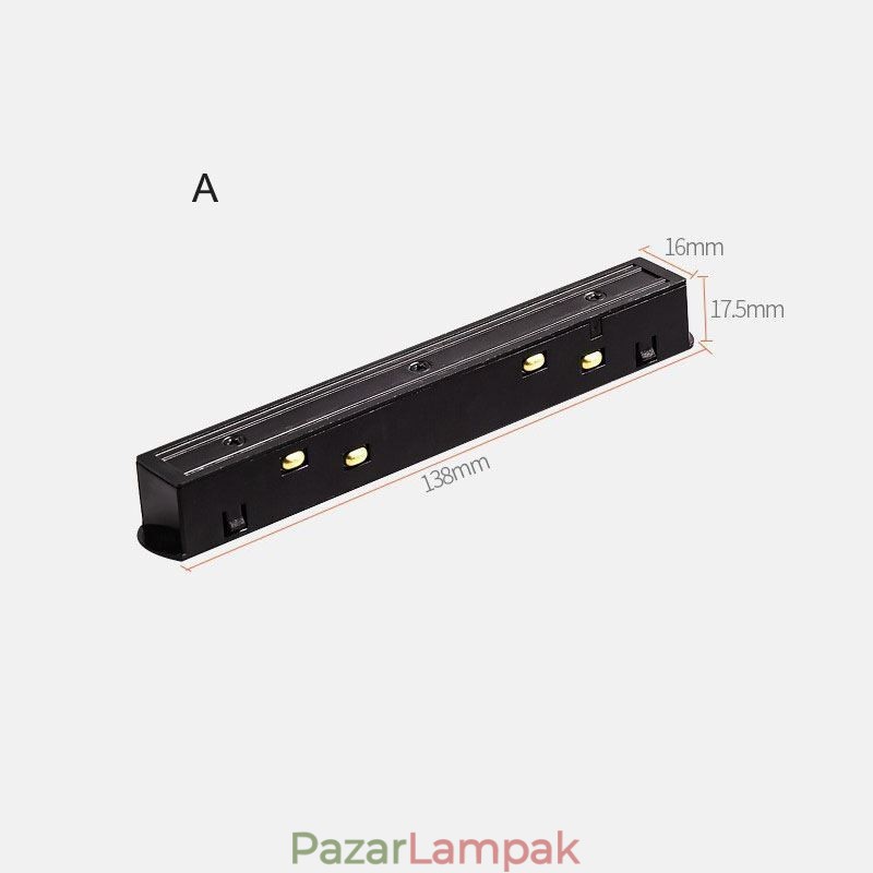 Mágneses sínvilágítási tartozékok Süllyesztett sínsín sarokcsatlakozó