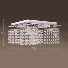 Mennyezeti Light Crystal Modern 5 lámpa