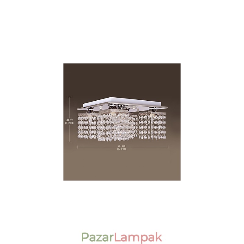 Mennyezeti Light Crystal Modern 5 lámpa
