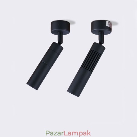 Forgatható COB spotlámpa fekete mennyezeti spotlámpa (egy lámpás) Forgatható COB spotlámpa fekete mennyezeti spotlámpa (egy lámpás)
