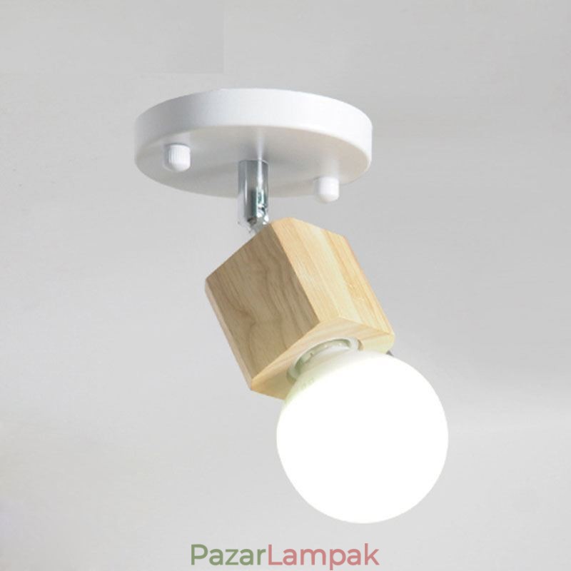 Egyszerű mini spotlámpa Modern fehér mennyezeti lámpa (egy lámpás)