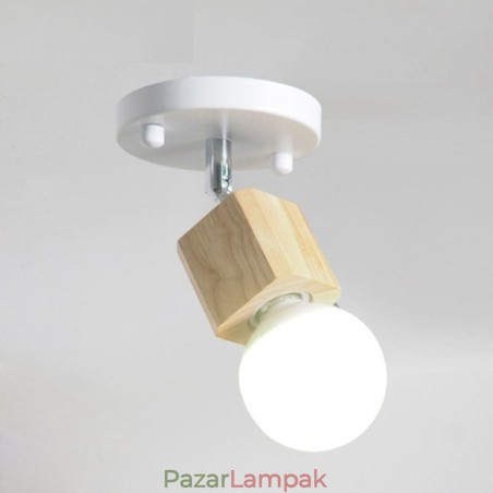 Egyszerű mini spotlámpa Modern fehér mennyezeti lámpa (egy lámpás) Egyszerű mini spotlámpa Modern fehér mennyezeti lámpa (egy lámpás)