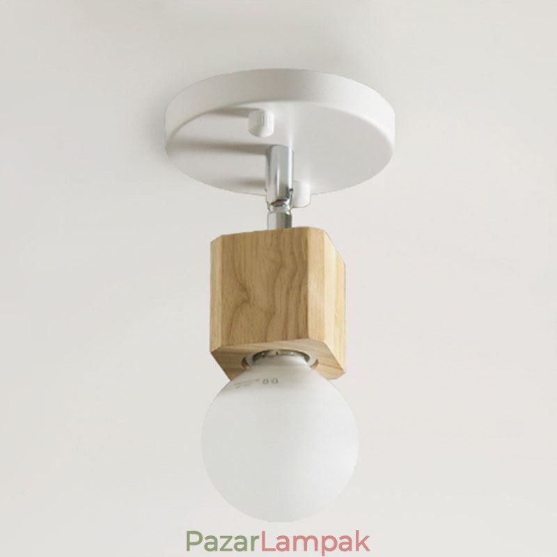 Egyszerű mini spotlámpa Modern fehér mennyezeti lámpa (egy lámpás)