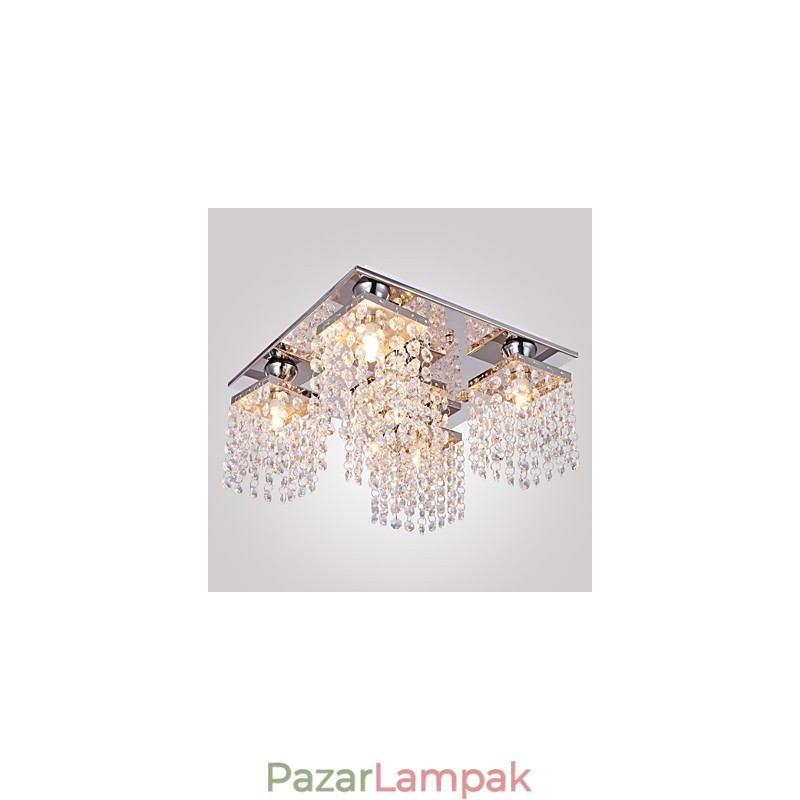 Mennyezeti Light Crystal Modern 5 lámpa