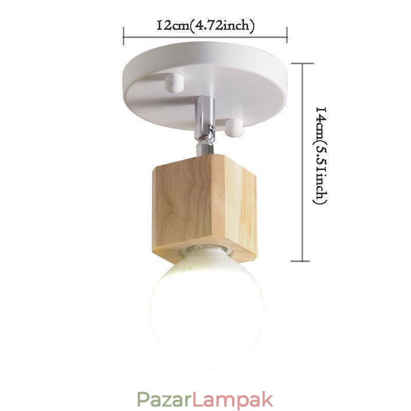 Egyszerű mini spotlámpa Modern fehér mennyezeti lámpa (egy lámpás)