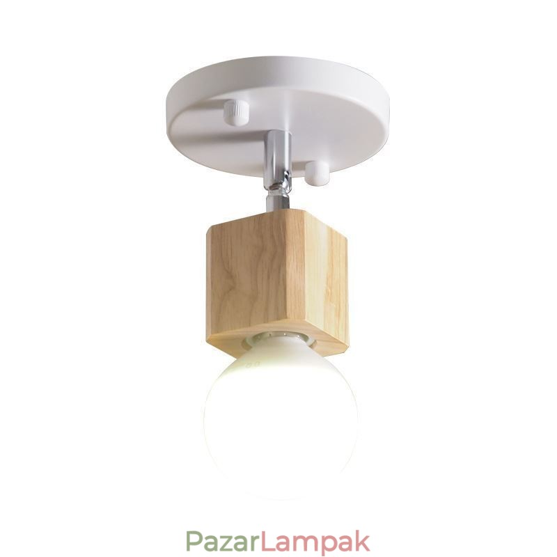 Egyszerű mini spotlámpa Modern fehér mennyezeti lámpa (egy lámpás)