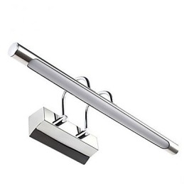 Rozsdamentes acél tükörlámpák akril fürdőszoba fali lámpák sminklámpák hideg fehér meleg fehér (Méret: 57X13,5X15)