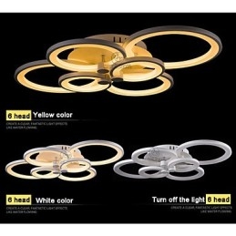 Elegáns kivitelű akril függő mennyezeti lámpa