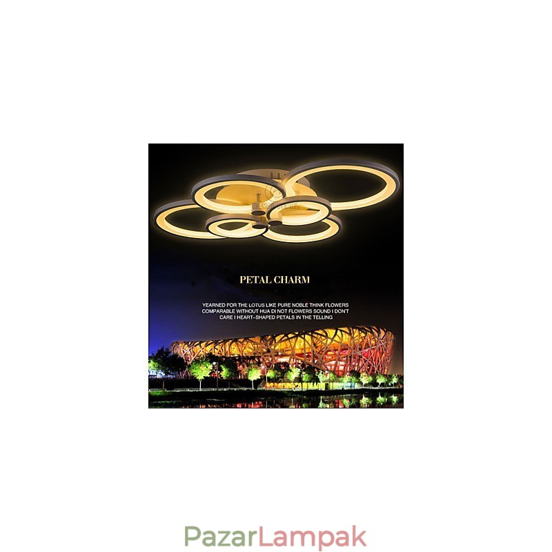 Elegáns kivitelű akril függő mennyezeti lámpa