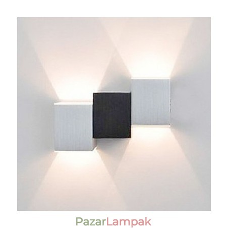 Mini stílusú süllyesztett fali lámpák Modern kortárs fém