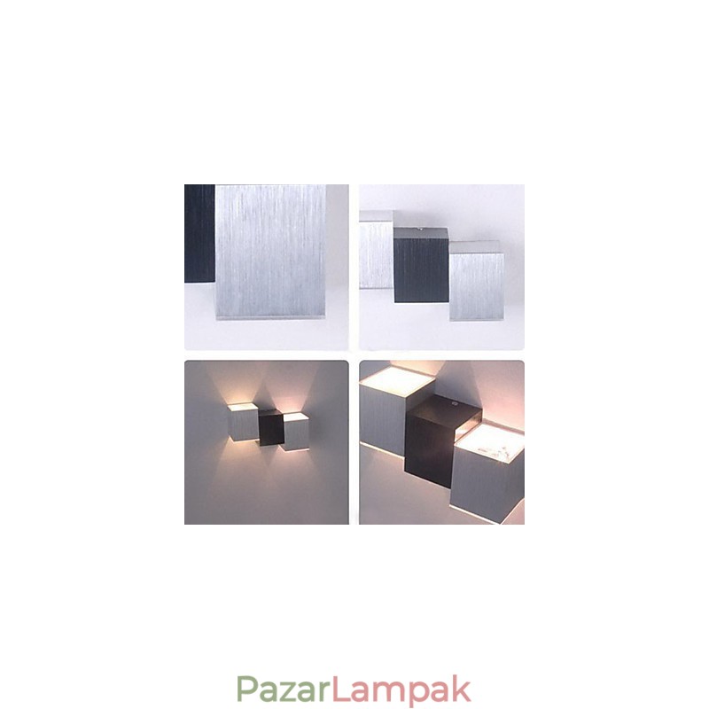 Mini stílusú süllyesztett fali lámpák Modern kortárs fém