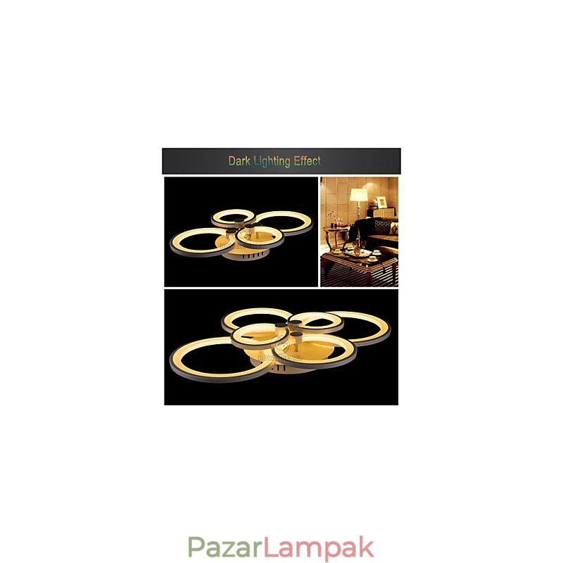 Elegáns kivitelű akril függő mennyezeti lámpa