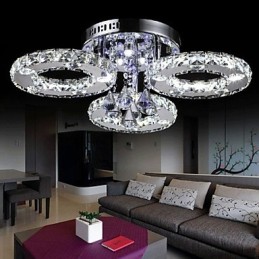 Modern, modern Crystal króm fém süllyesztett tartó