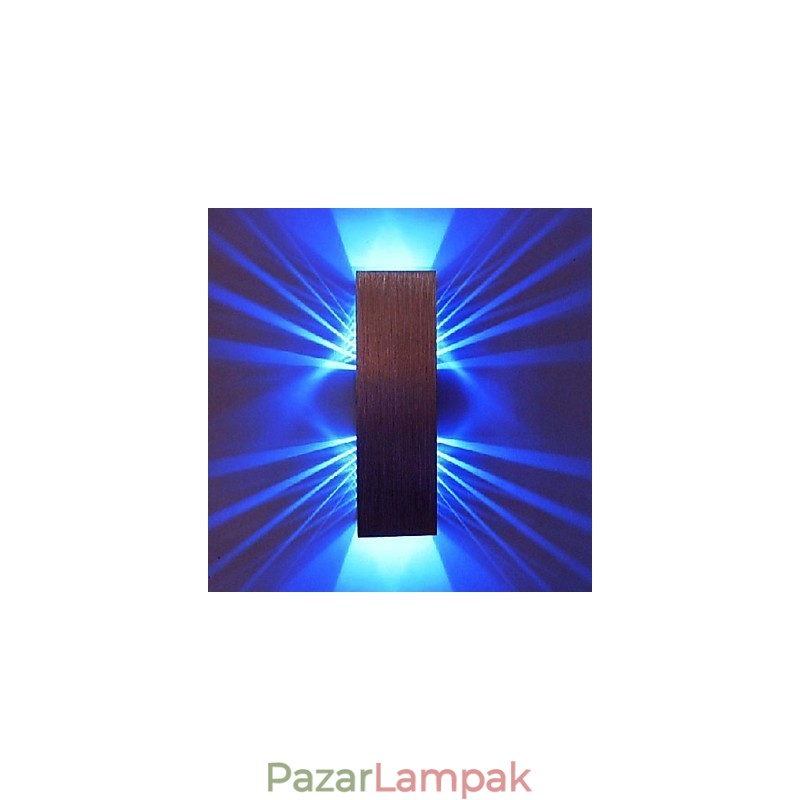 Modern fali lámpa szórófénnyel, 2 köbös árnyalattal