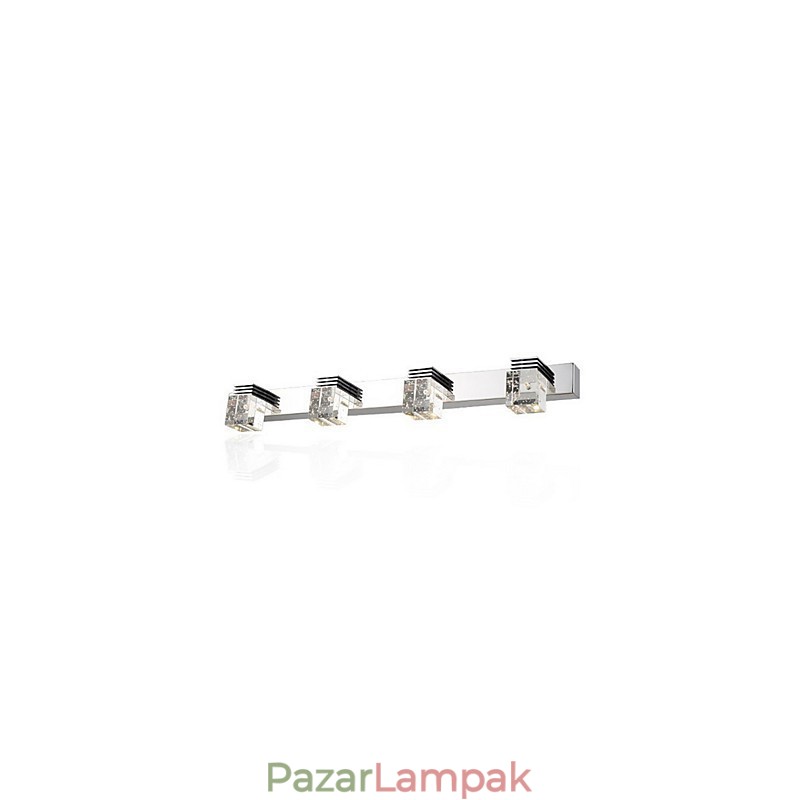 Modern fali lámpa fényben