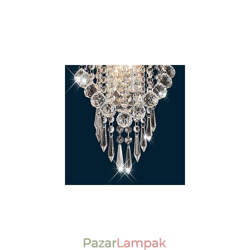 Crystal süllyesztett fali lámpák Modern kortárs fém