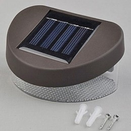 Fehér fény Solar Light Path Wall Tájkép Mount Kerti Kerítés Light