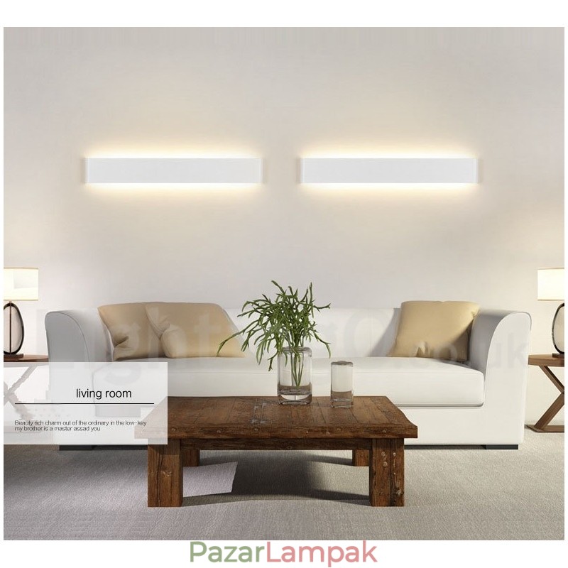 Hosszú, modern, kortárs fali lámpák és lámpák beltéri fém fali lámpákhoz, IP 44 fürdőszobához, hálószobához, nappalihoz