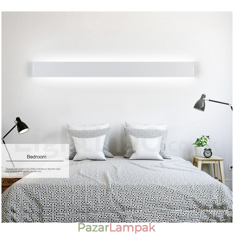 Hosszú, modern, kortárs fali lámpák és lámpák beltéri fém fali lámpákhoz, IP 44 fürdőszobához, hálószobához, nappalihoz