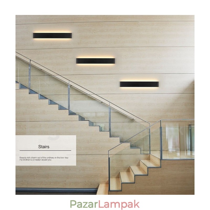 Hosszú, modern, kortárs fali lámpák és lámpák beltéri fém fali lámpákhoz, IP 44 fürdőszobához, hálószobához, nappalihoz