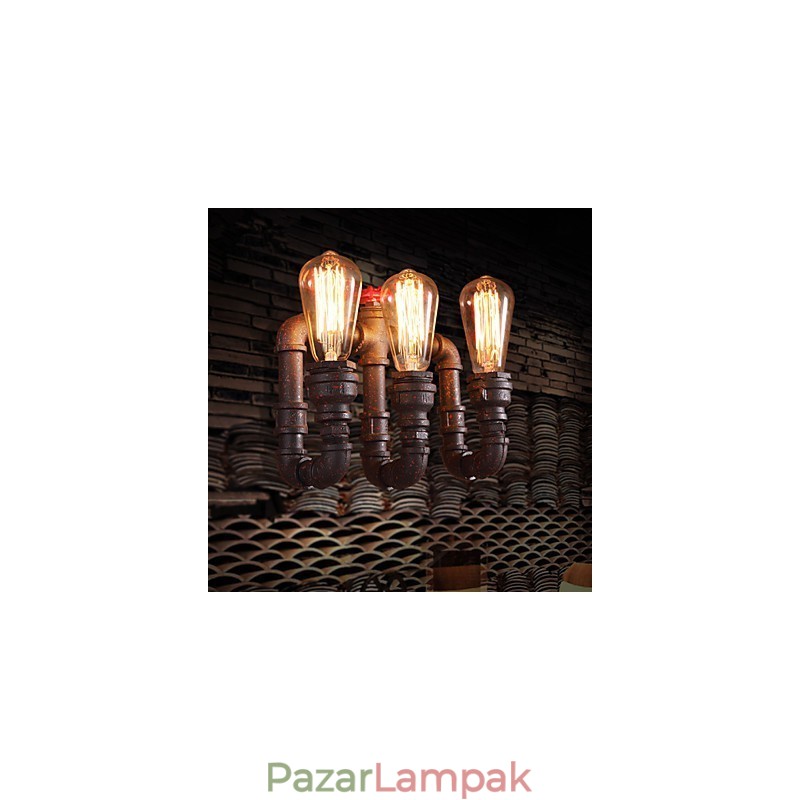 Falikarok Mini stílusú rusztikus Lodge fém