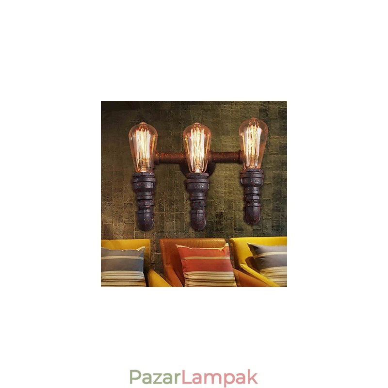 Falikarok Mini stílusú rusztikus Lodge fém