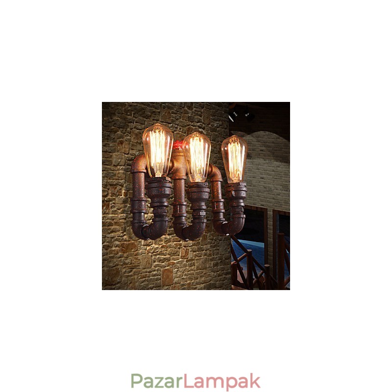 Falikarok Mini stílusú rusztikus Lodge fém