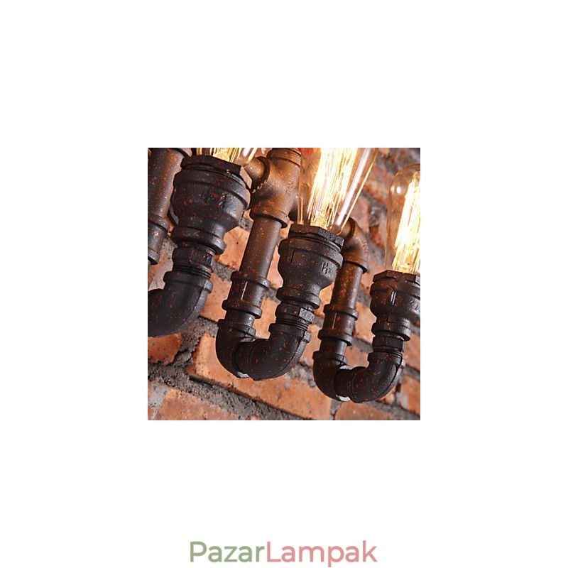 Falikarok Mini stílusú rusztikus Lodge fém