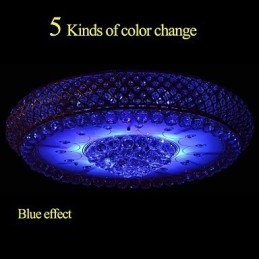 Kerek kristály abszorpciós kupola mennyezeti lámpa átmérője 80 cm, 15 izzót tartalmaz