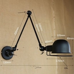 Falikarok Fürdőszoba világítás Kültéri fali lámpák Olvasás fali lámpák Modern kortárs fém