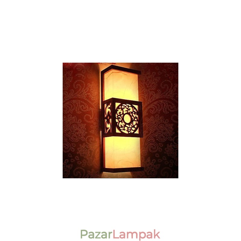 Archaize Corridor Corridor Klasszikus báránybőr fali lámpa