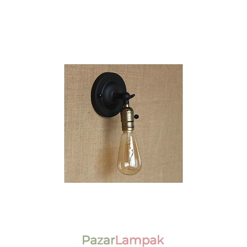 Edison villanykörte folyosó retro minimalista éjjeli folyosó kávézó terasz csatorna mini falikar