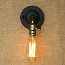 Edison villanykörte folyosó retro minimalista éjjeli folyosó kávézó terasz csatorna mini falikar