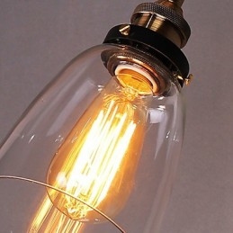 Ipari Edison Simplicity Üveg Falikar Fém talpsapka Ebédlő Tanulmány Iroda Folyosó Falra szerelhető lámpa