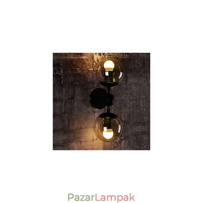 Falikarok Üveggolyó Rusztikus Lodge Fém
