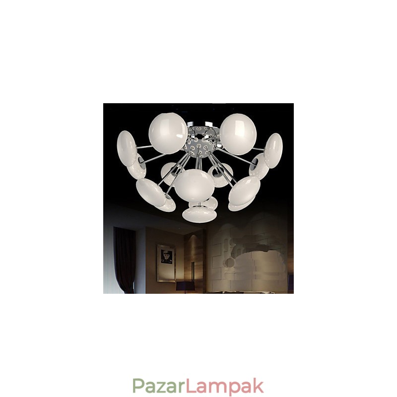 Modern Yestaurant lámpa Egyszerű, körkörös üveg art függőlámpa európai stílusú