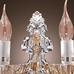 Elegáns kristály fali lámpa 2 lámpával