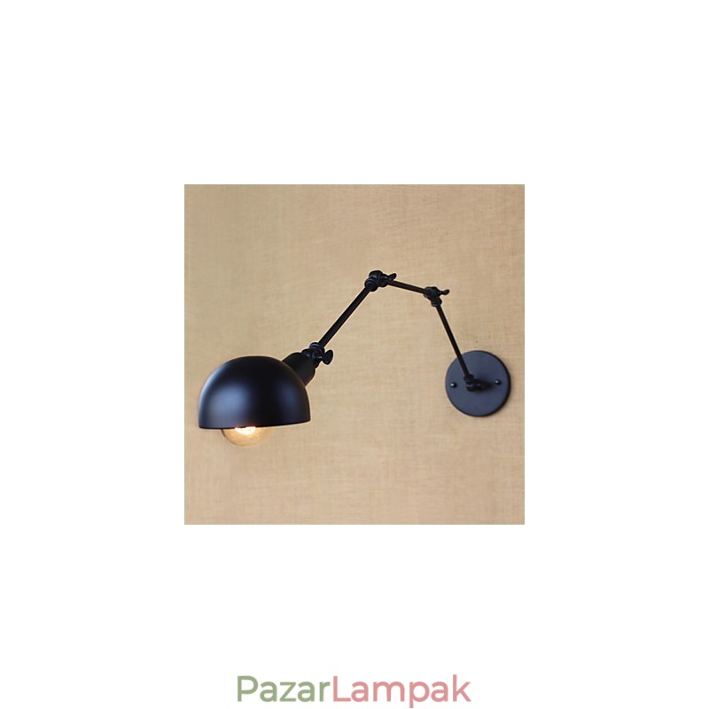 Retro ipari stílusú folyosó lépcsők folyosó hosszú karú fali lámpa Kovácsoltvas erkély étterem bár