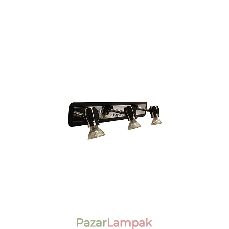 Modern fekete fali lámpák fürdőszobai lámpák 3 lámpával