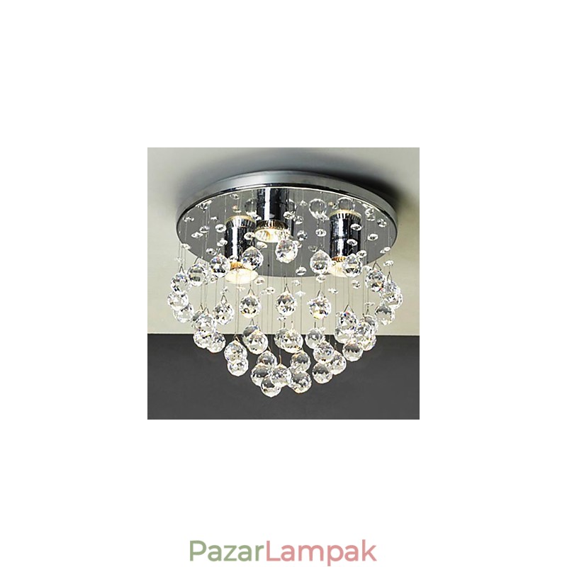 Modern, modern kristály mini stílusú galvanizált süllyesztett tartó