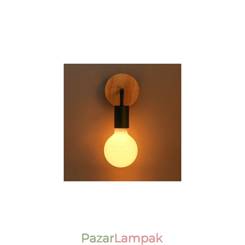 110V 220V IRON Edison beltéri fali lámpa előszoba lépcsőházak lámpás izzó lámpatest fekete fehér