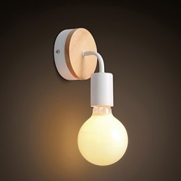 110V 220V IRON Edison beltéri fali lámpa előszoba lépcsőházak lámpás izzó lámpatest fekete fehér