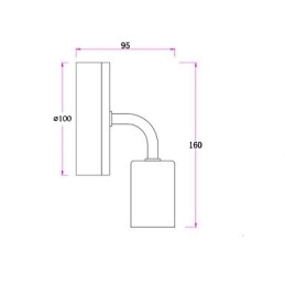 110V 220V IRON Edison beltéri fali lámpa előszoba lépcsőházak lámpás izzó lámpatest fekete fehér
