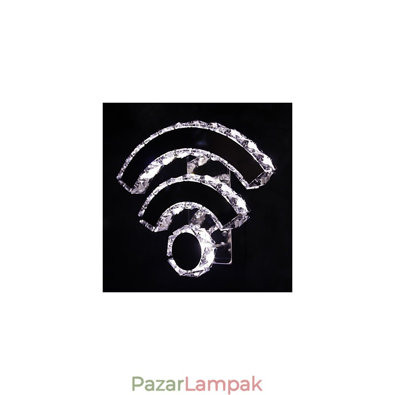 WIFI Crystal falikarok Crystal Modern Modern Bed Living Hotel Metal