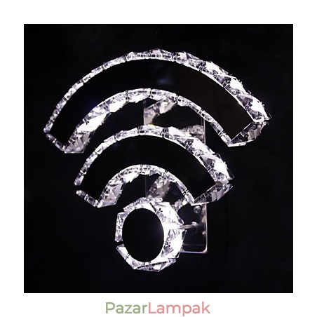 WIFI Crystal falikarok Crystal Modern Modern Bed Living Hotel Metal