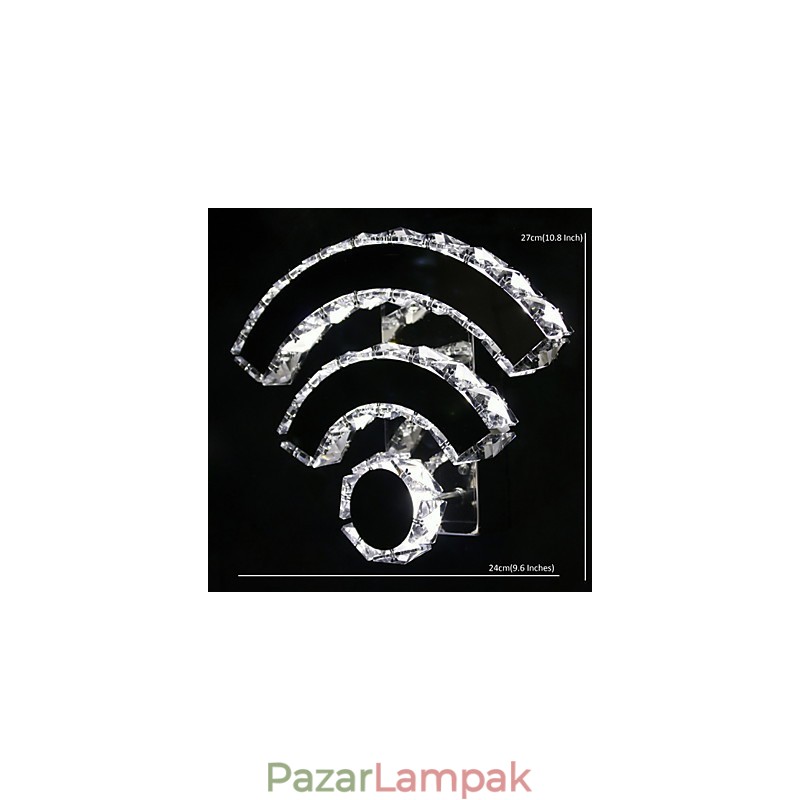 WIFI Crystal falikarok Crystal Modern Modern Bed Living Hotel Metal