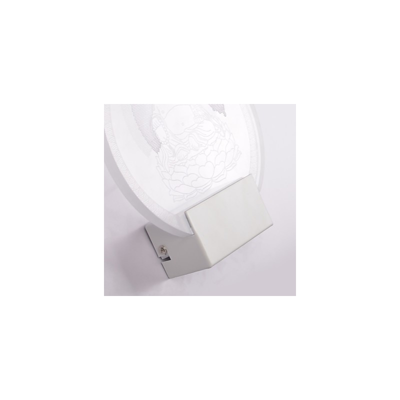 Akril fali lámpa PVC lámpa fényforgács modern kortárs fém