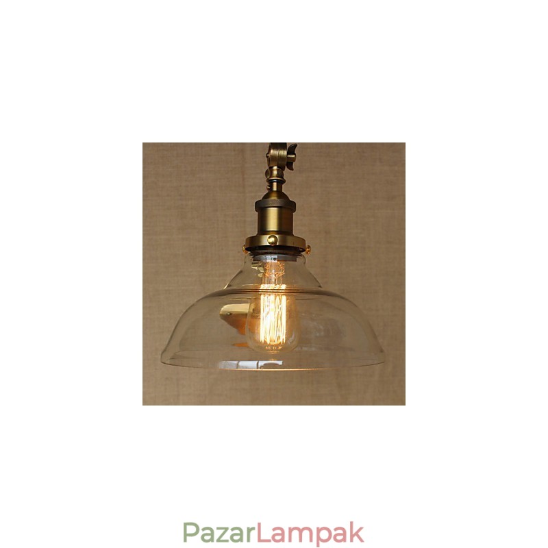 A vas üveg bronz sárgaréz kar stílusú retro kreatív amerikai country hall hálószoba fali lámpa